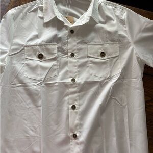 Classic White Men's Shirt